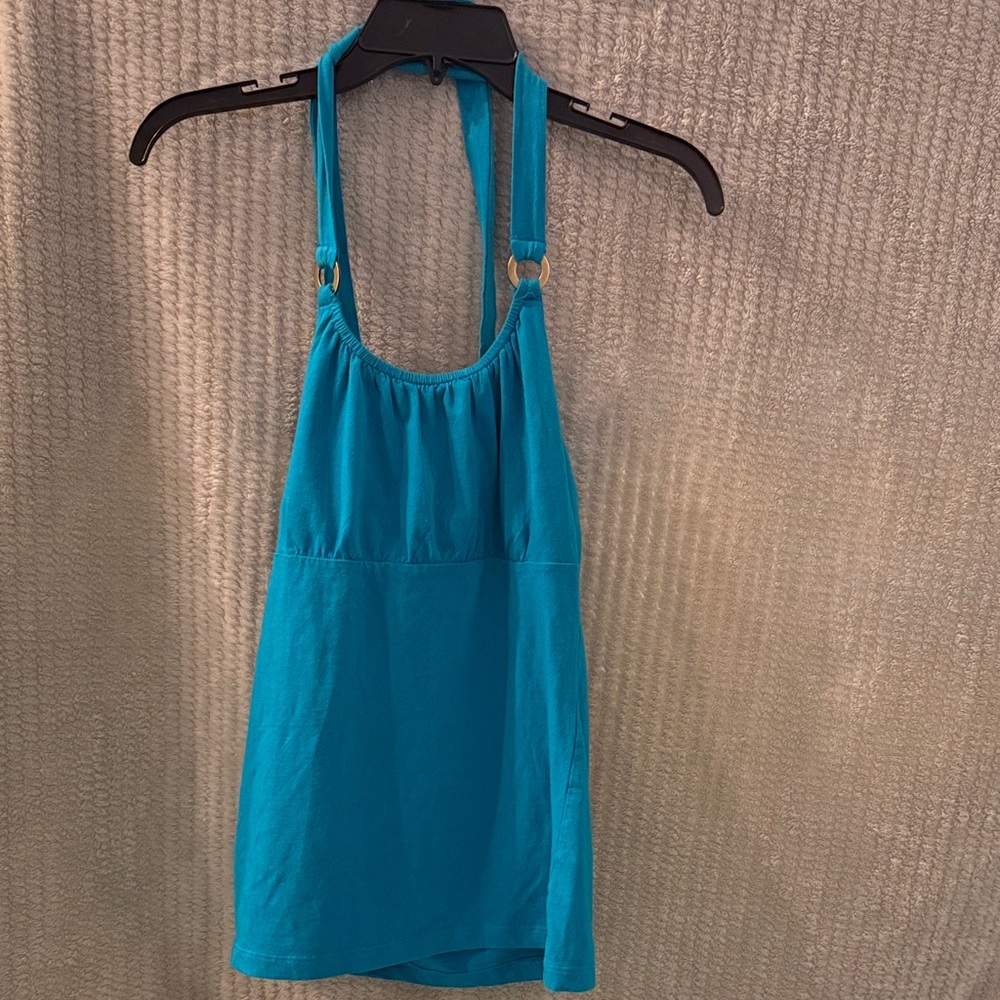 Banana Republic Vibrant Blue/Green/Teal Color Top Small Women’s NWT